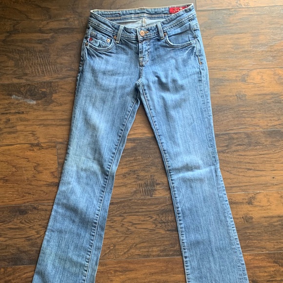 seven7 jeans SZ 25 bootcut medium wash jeans - Picture 4 of 6